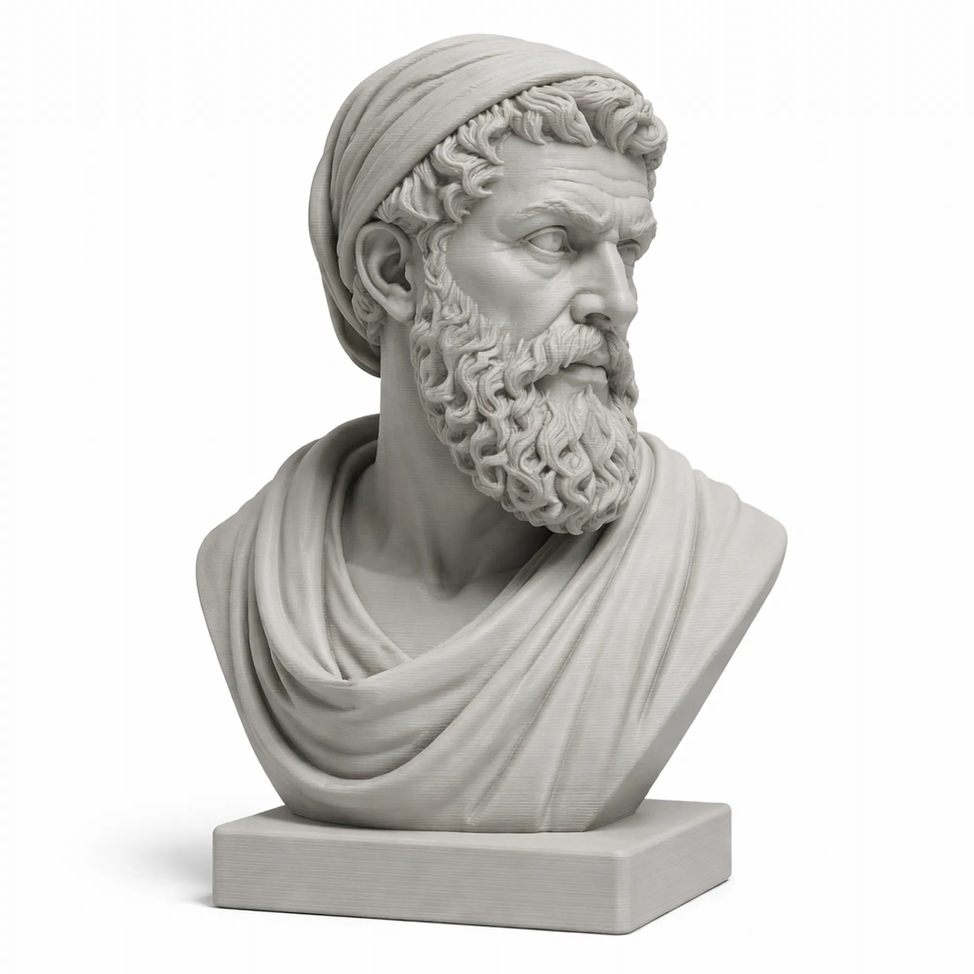 Epictetus Bust 3D Model .c4d .max .obj .3ds .fbx .stl .blend