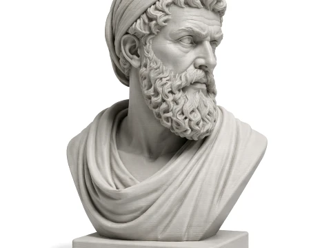 Busto de Epicteto Modelo 3D