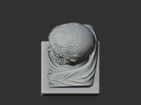 Epicurus Bust 3D Model