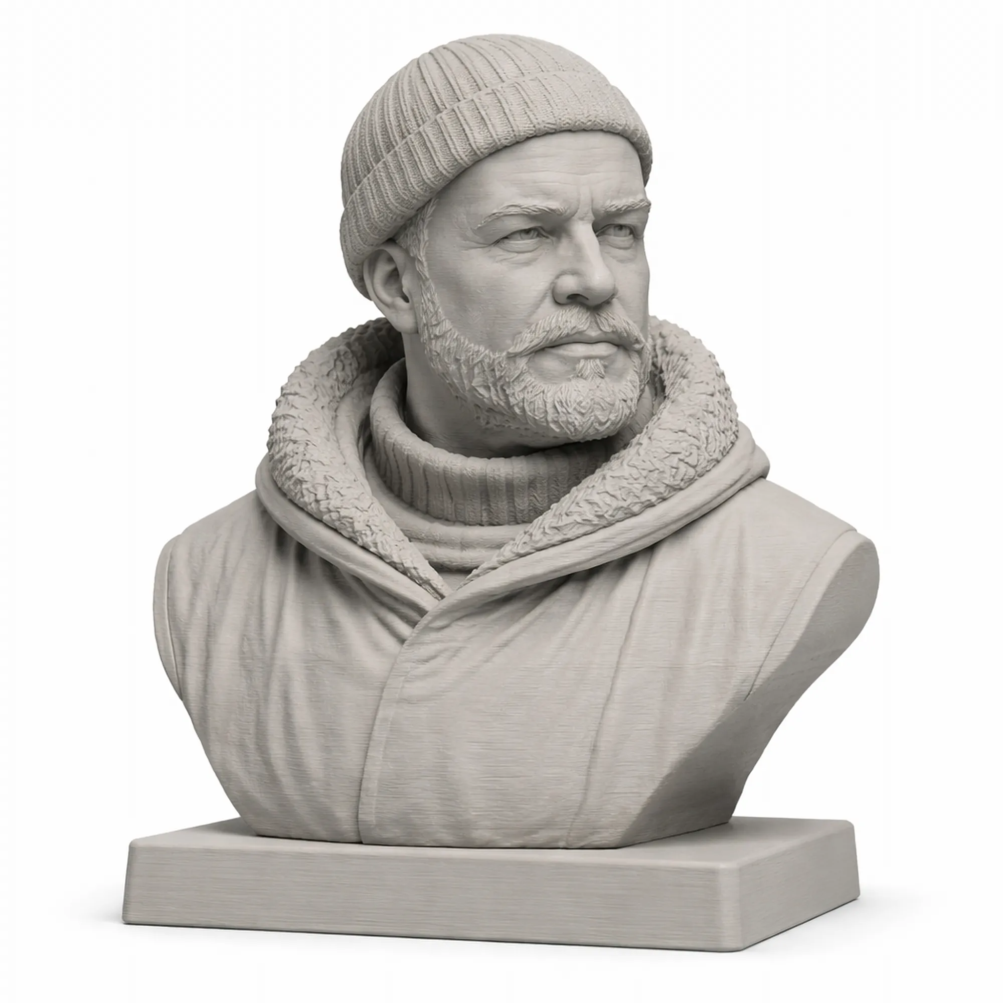 Ernest Shackleton Bust 3D Model .c4d .max .obj .3ds .fbx .stl .blend 