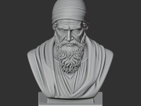 Euclid Bust 3D Model