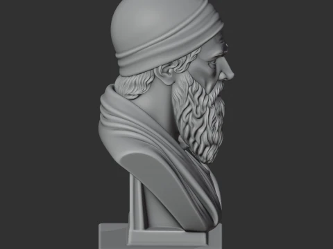 Euclid Bust 3D Model