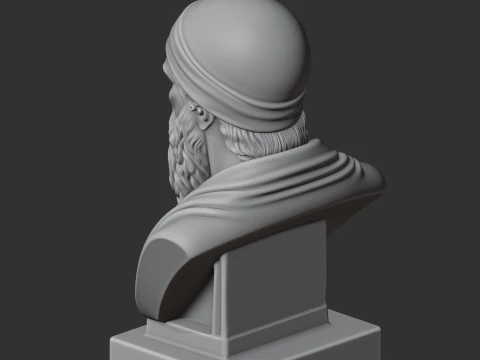 Euclid Bust 3D Model