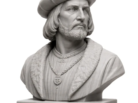 Aragonlu Ferdinand B&uuml;st&uuml; 3D Model