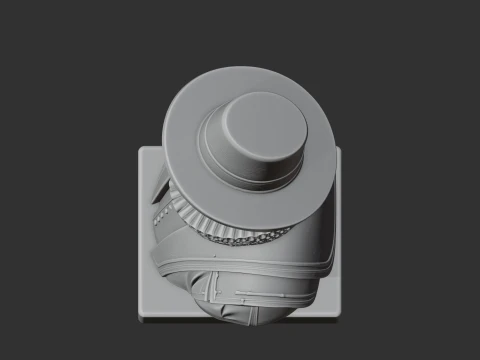 Francis Bacon Bust 3D Model