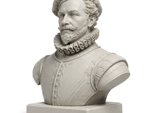 Francis Drake Bust 3D Model