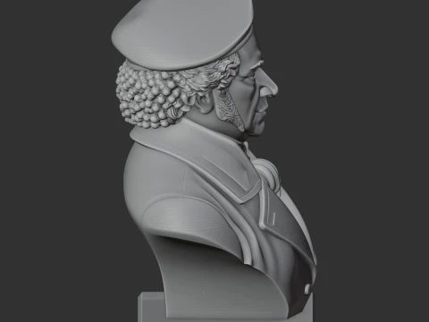 Francisco Goya Bust 3D Model