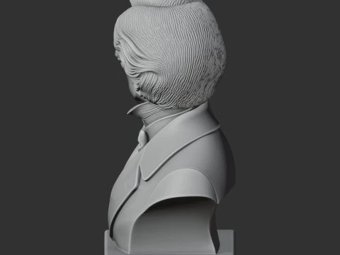 Frederic Chopin Bust 3D Model