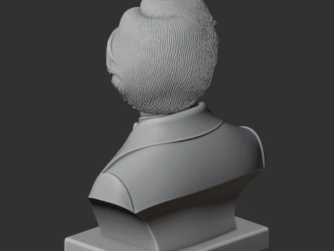 Frederic Chopin Bust 3D Model