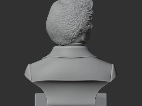 Frederic Chopin Bust 3D Model