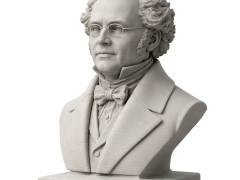 Buste de Franz Schubert Modèle 3D