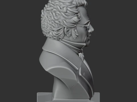 Franz Schubert Bust 3D Model