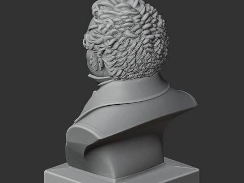 Franz Schubert Bust 3D Model