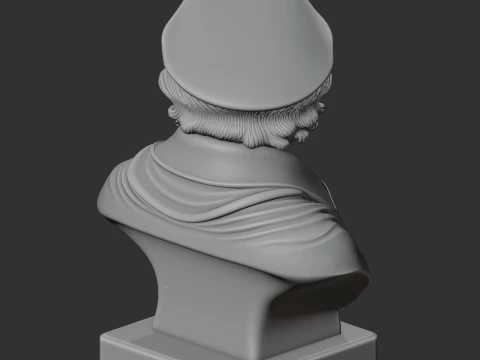 Gian Lorenzo Bernini Bust 3D Model