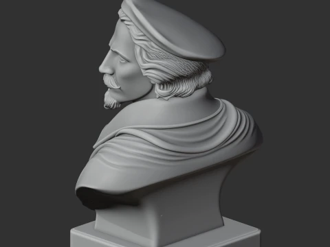 Gian Lorenzo Bernini Bust 3D Model