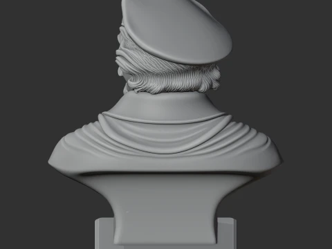 Gian Lorenzo Bernini Bust 3D Model