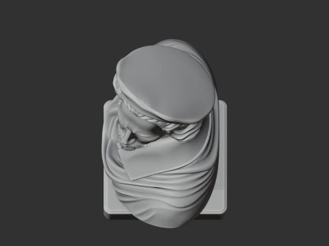 Gian Lorenzo Bernini Bust 3D Model