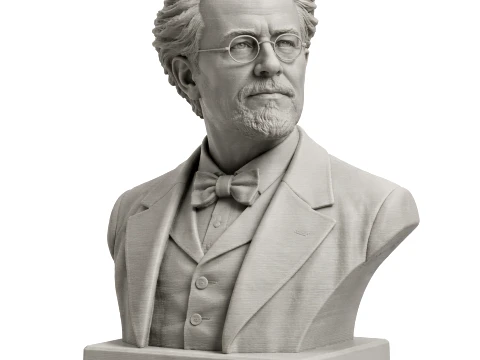 Gustav Mahler Bust Modèle 3D