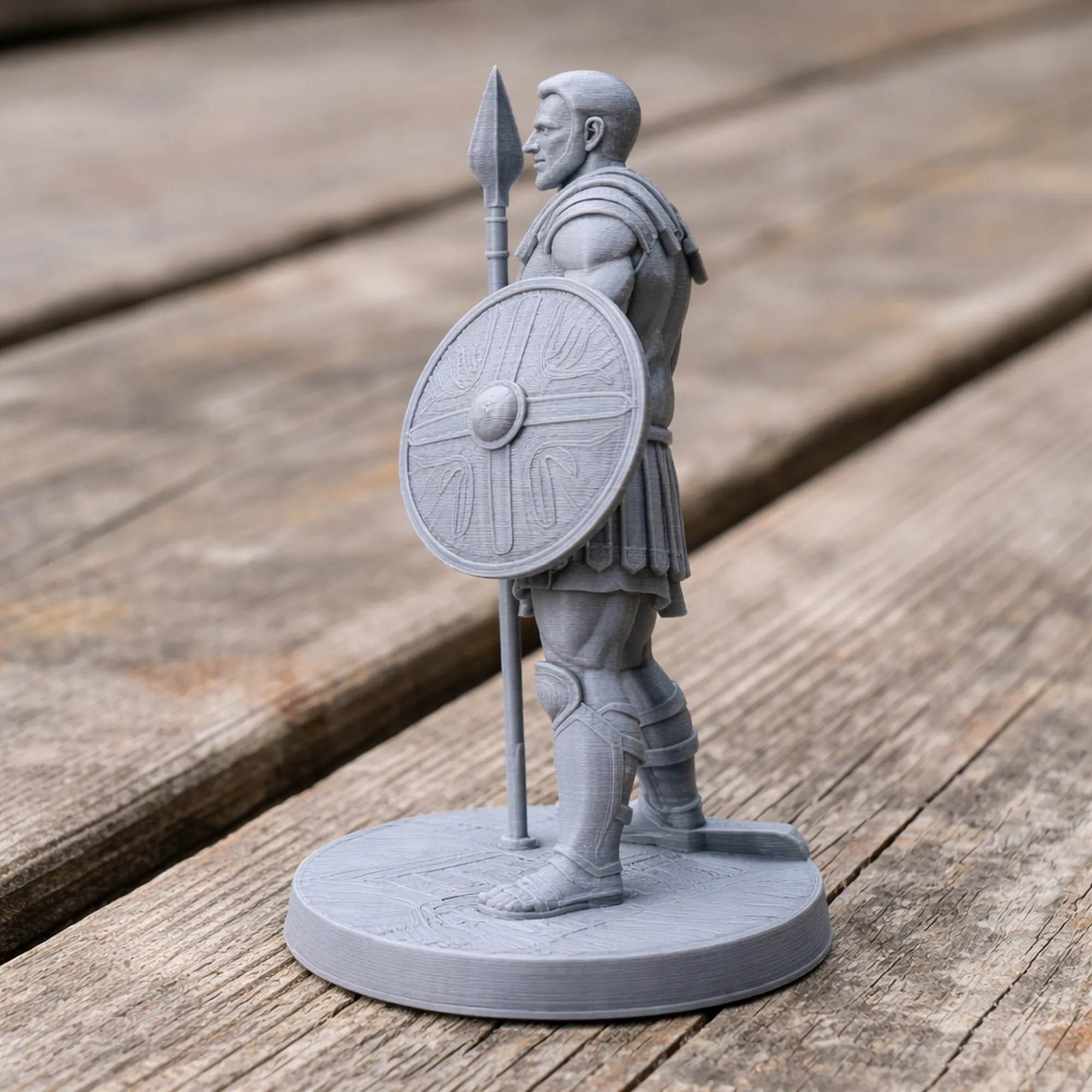 Hector Ancient Warrior 3D Model .c4d .max .obj .3ds .fbx .stl .blend 