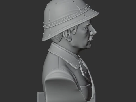 Henry Morton Stanley Bust 3D Model