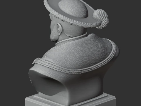 Henry VIII Bust 3D Model