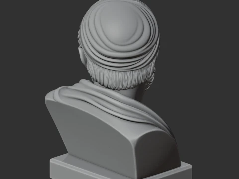 Heraclitus Bust 3D Model