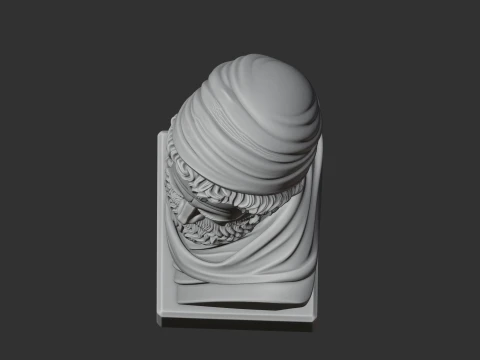 Heraclitus Bust 3D Model