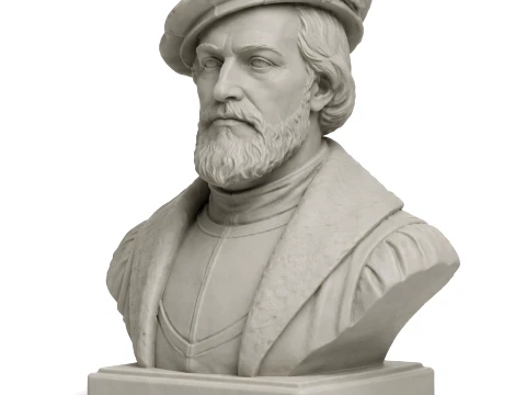 Hernan Cortes Bust Modèle 3D