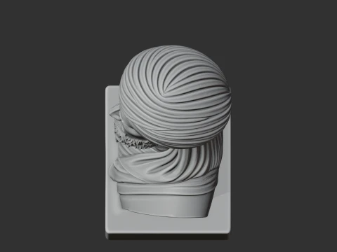 Ibn Battuta Bust 3D Model