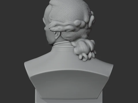 Immanuel Kant Bust 3D Model