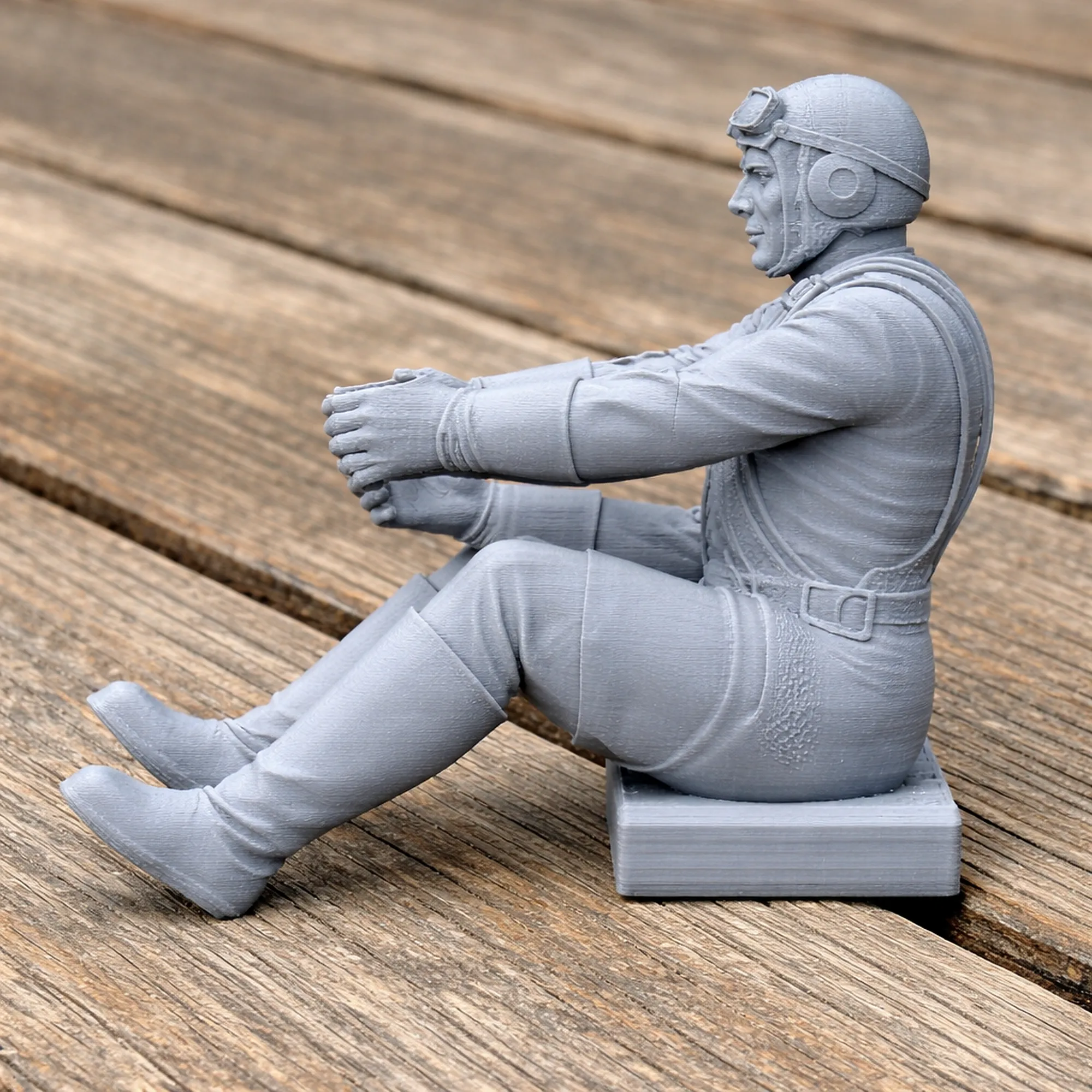 Ivan Kozhedub WWII Soldier 3D Model .c4d .max .obj .3ds .fbx .stl .blend 