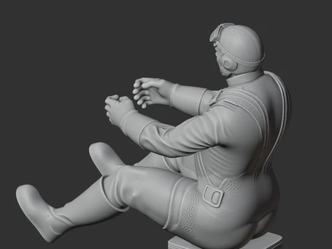 Ivan Kozhedub WWII Soldier 3D Model