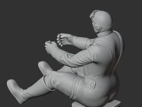 Ivan Kozhedub WWII Soldier 3D Model