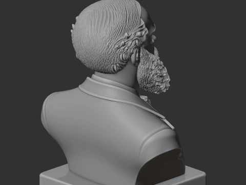James Clerk Maxwell Bust 3D Model