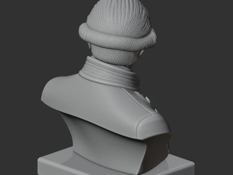 James Cook Bust 3D Model