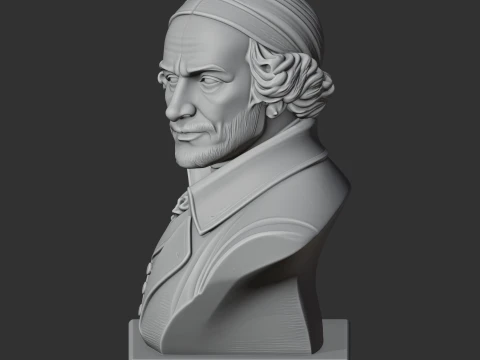 James Watt Bust 3D Model