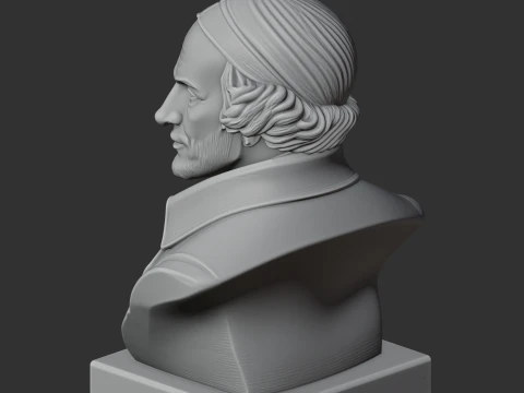 James Watt Bust 3D Model