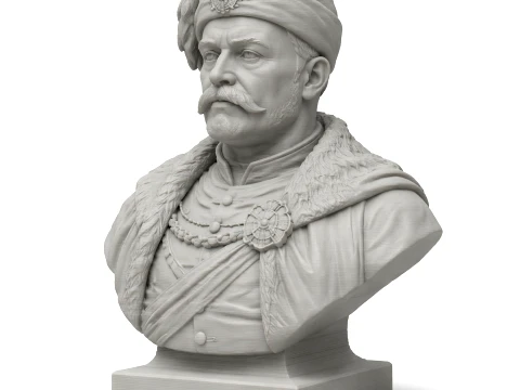 Jan III Sobieski Bust 3D Model