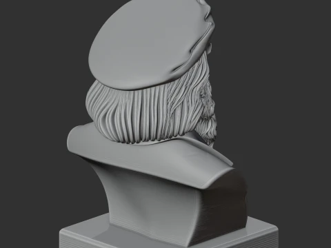 Jan Matejko Bust 3D Model