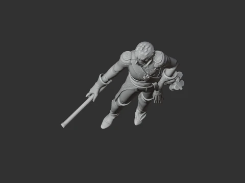 Jean Bernadotte Napoleonic Soldier 3D Model