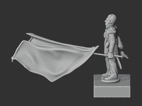 Jean Montbrun Napoleonic Soldier 3D Model