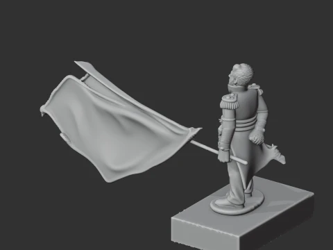 Jean Montbrun Napoleonic Soldier 3D Model