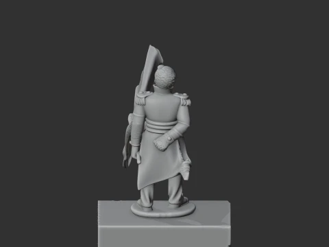 Jean Montbrun Napoleonic Soldier 3D Model