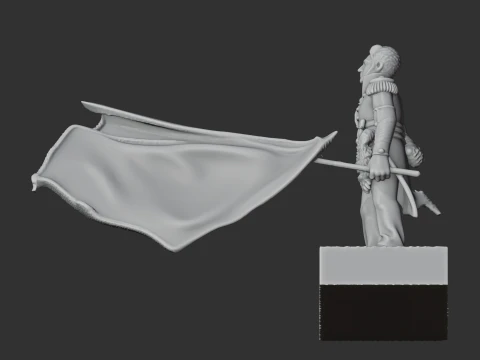 Jean Montbrun Napoleonic Soldier 3D Model