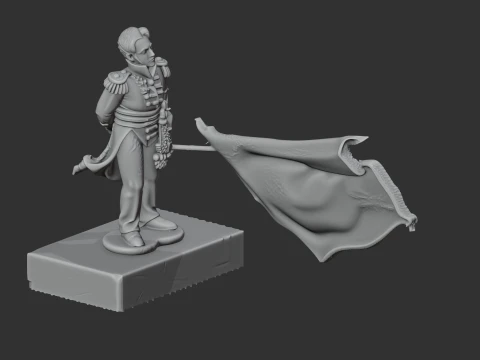 Jean Montbrun Napoleonic Soldier 3D Model