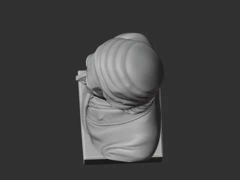 John Locke Bust 3D Model