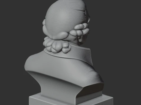 Joseph Haydn Bust 3D Model