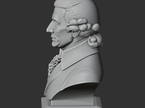 Joseph Haydn Bust 3D Model