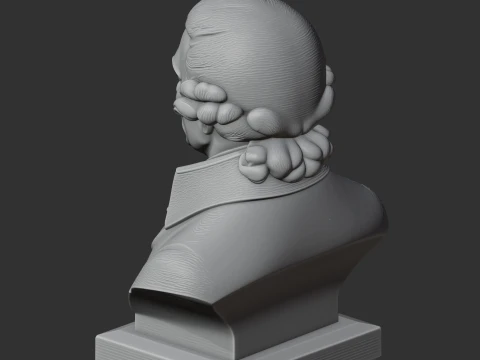 Joseph Haydn Bust 3D Model