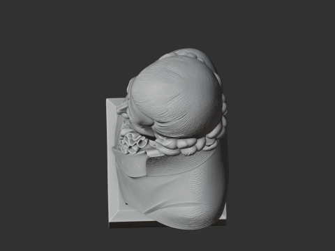 Joseph Haydn Bust 3D Model